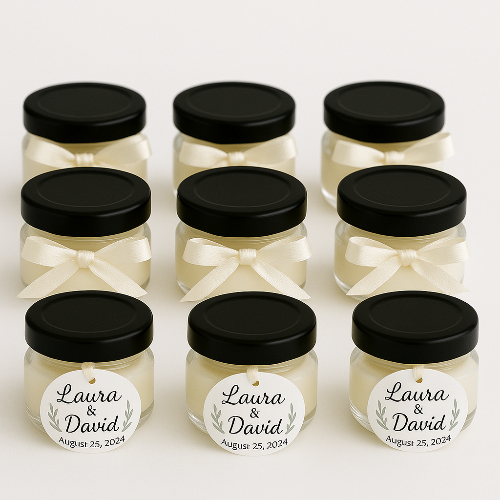 Candela en Frasco de Vidrio 2 onz - Paquete de 6