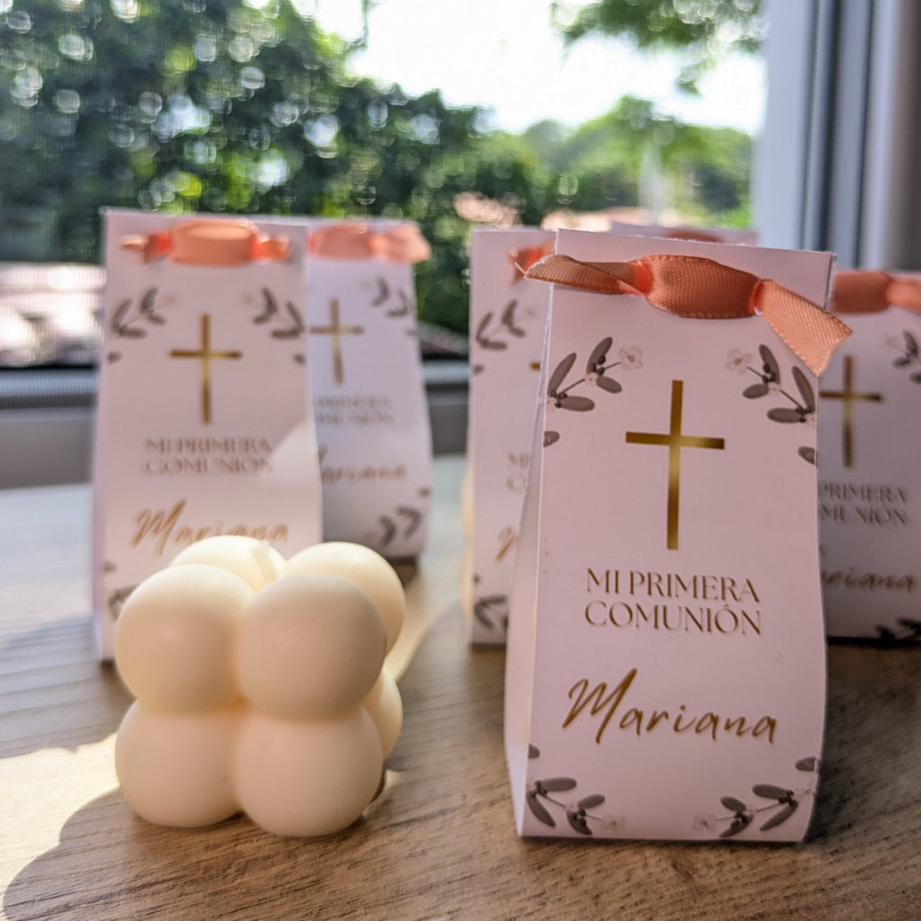paquete de mini bubbles recuerdo primera comunion