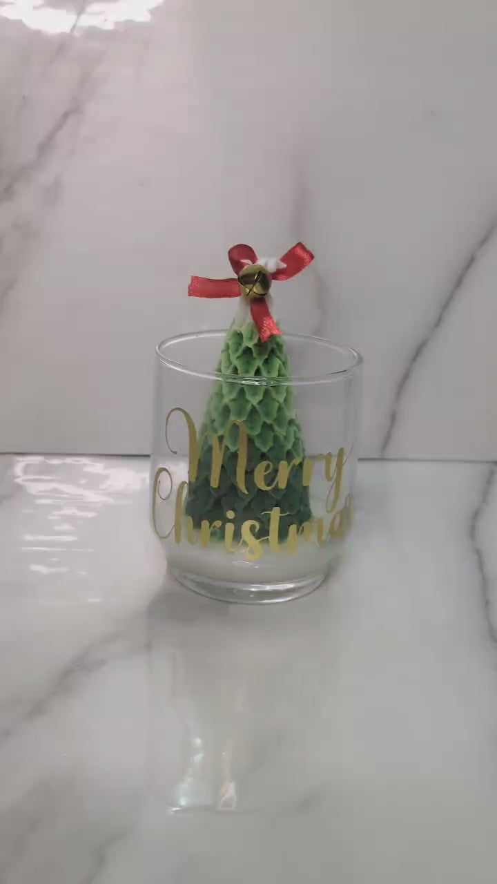 Arbol Navideño en Vaso